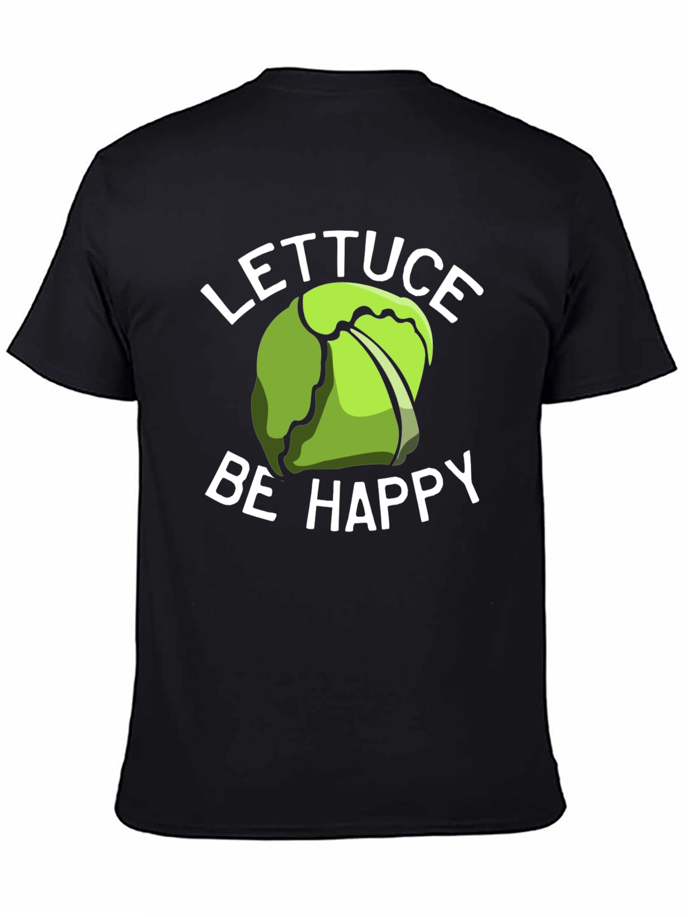 Lettuce Be Happy T-Shirt - Funny Graphic Tee
