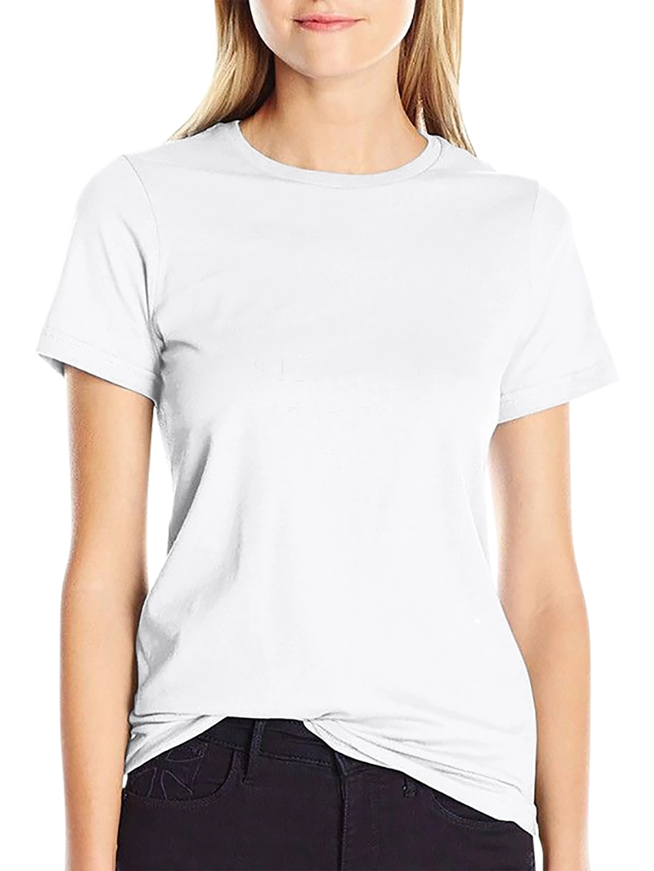 Mens Solid Black Crew Neck T-Shirt