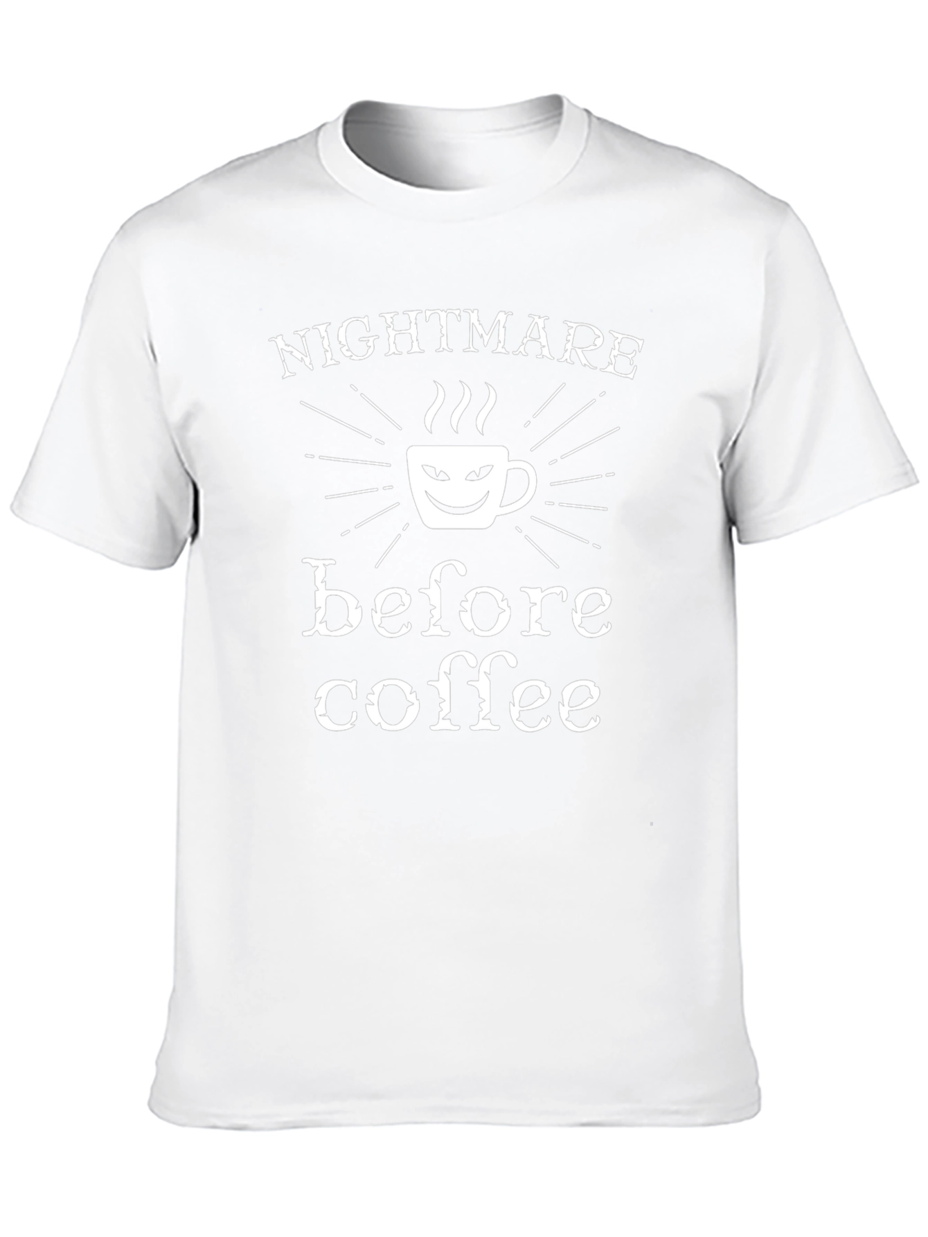 Nightmare Before Coffee Graphic Tee - Black