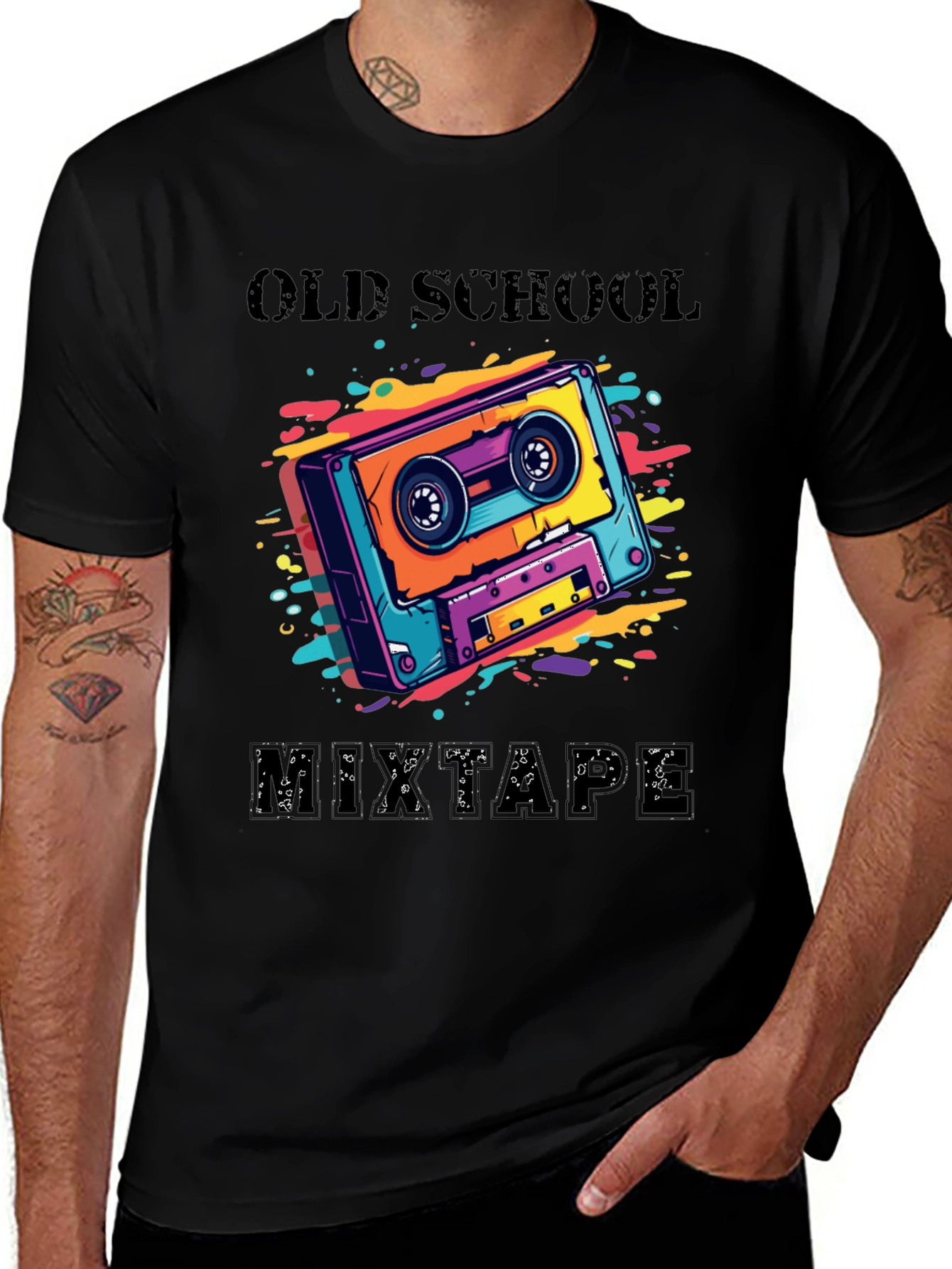 Old School Mixtape T-Shirt - Retro Style