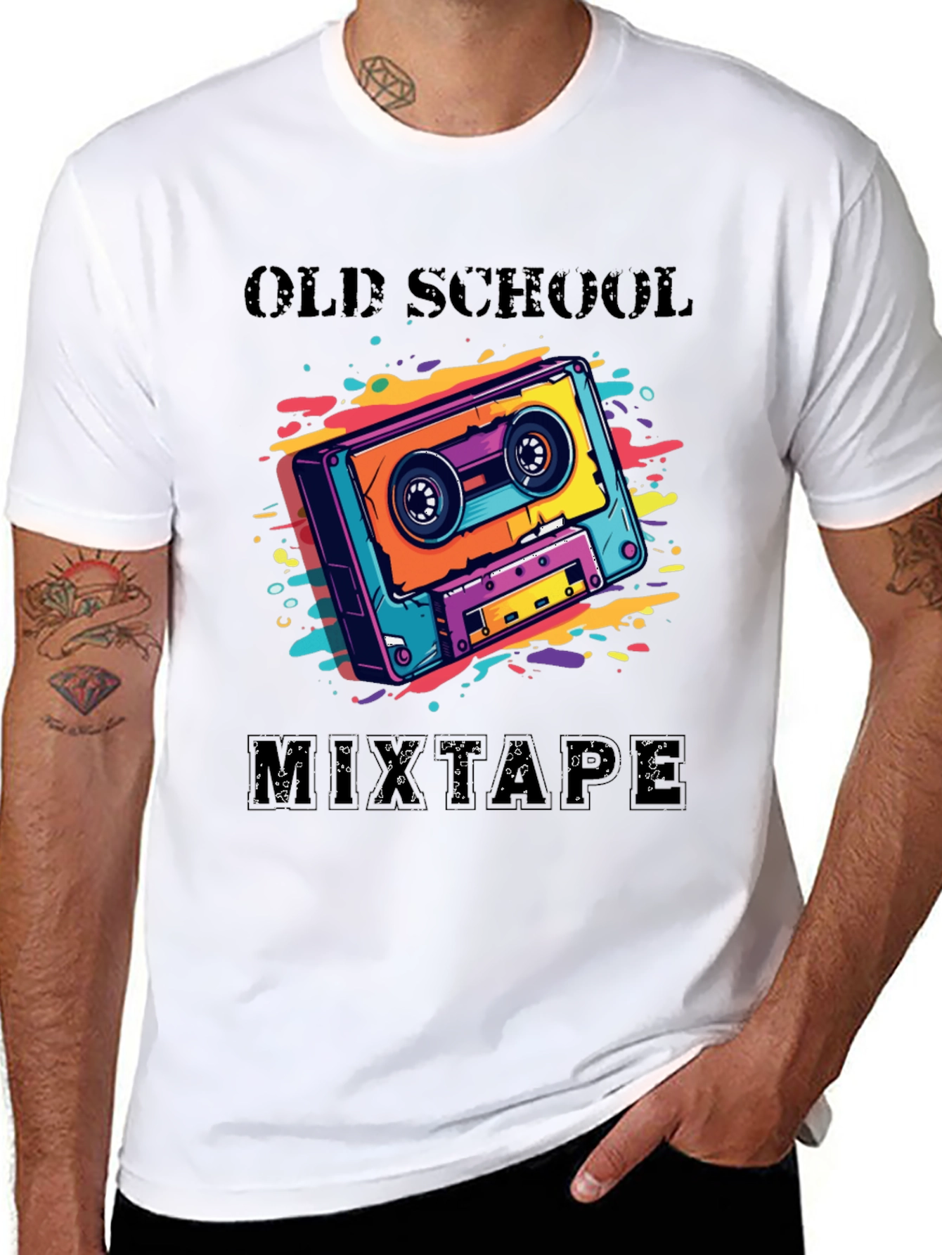 Old School Mixtape T-Shirt - Retro Style