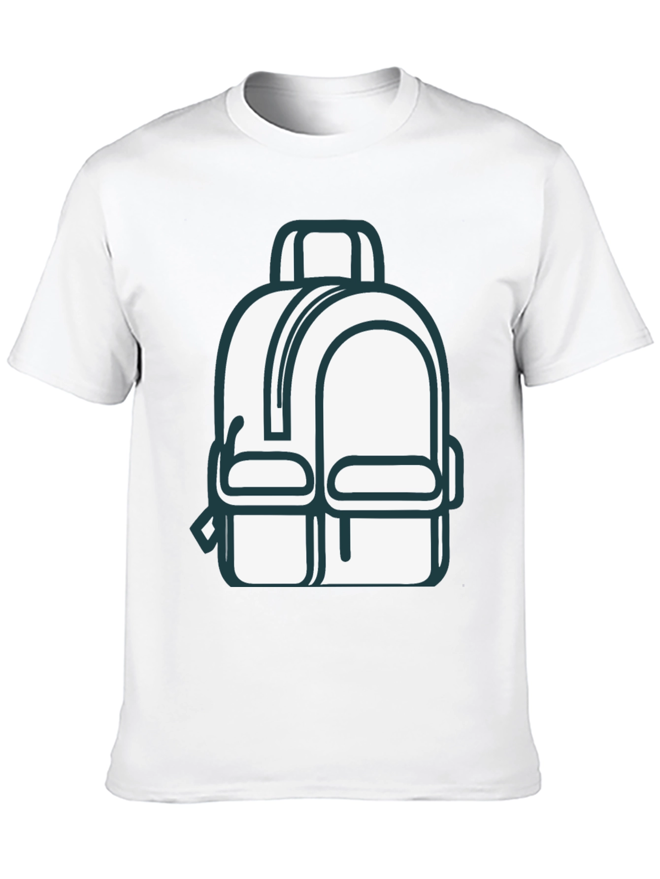 Backpack Graphic Tee - Casual Comfort