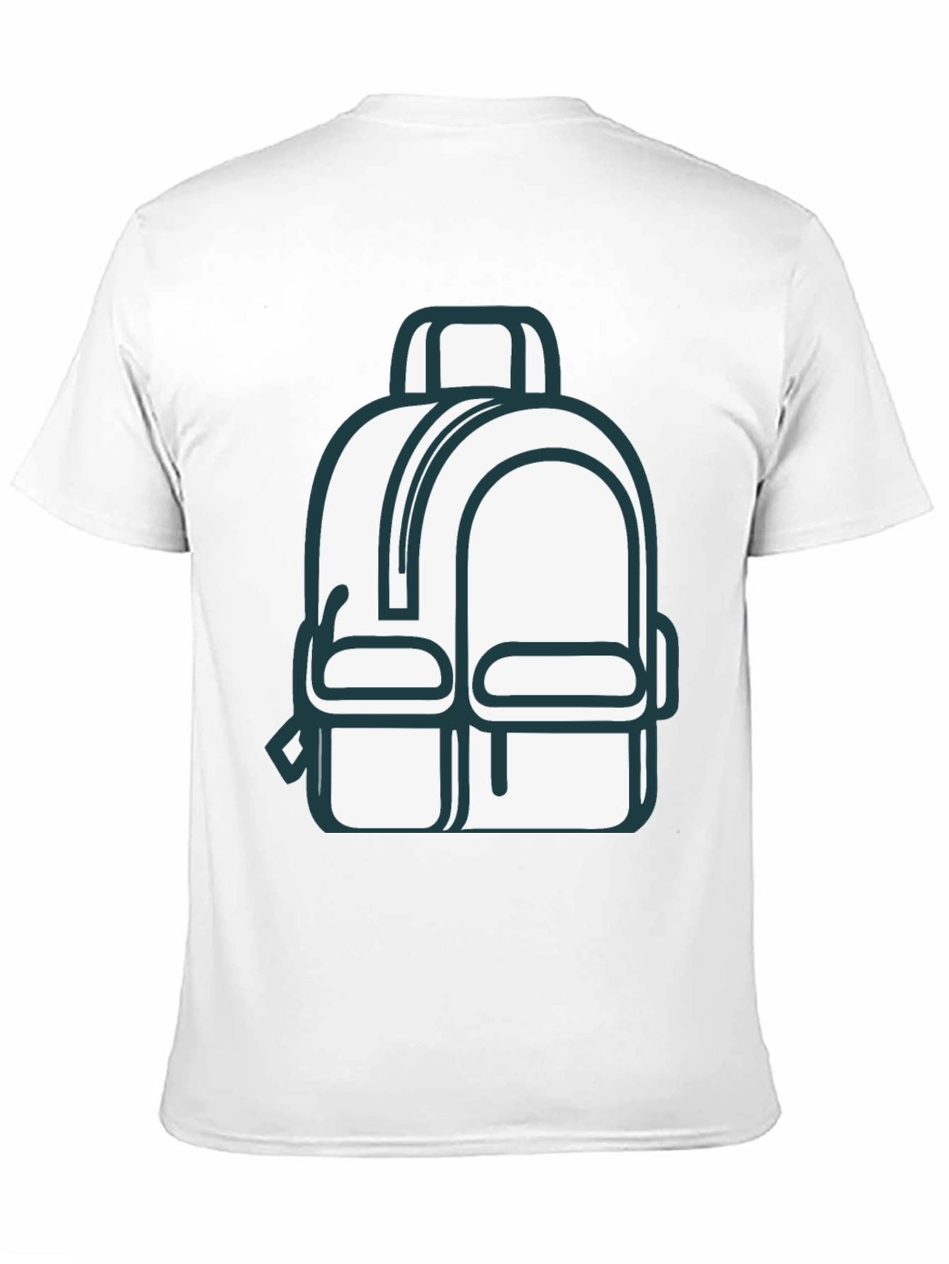 Backpack Graphic Tee - Casual Comfort