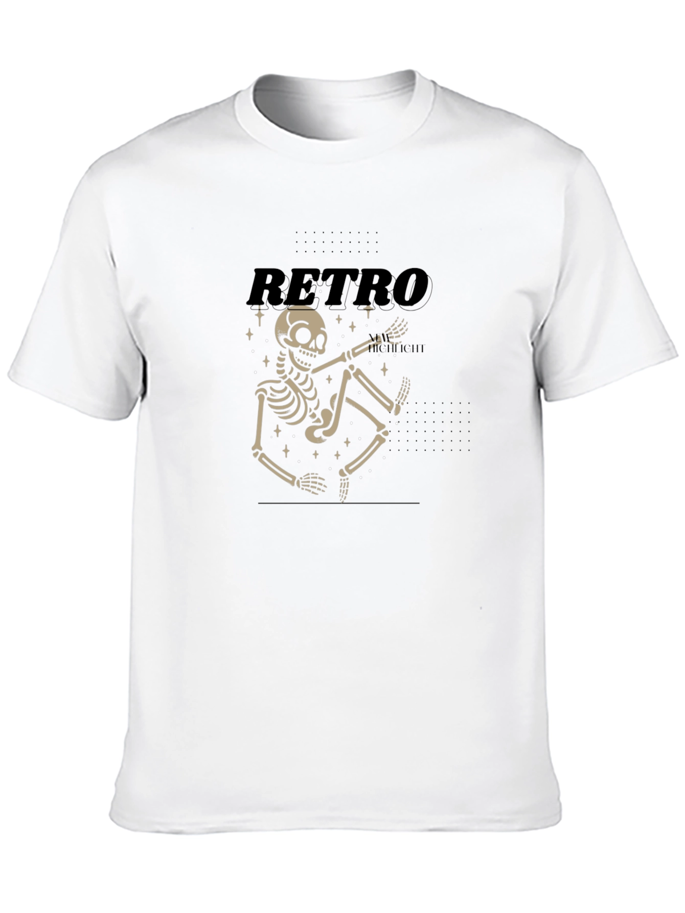 Retro Skeleton Graphic T-Shirt
