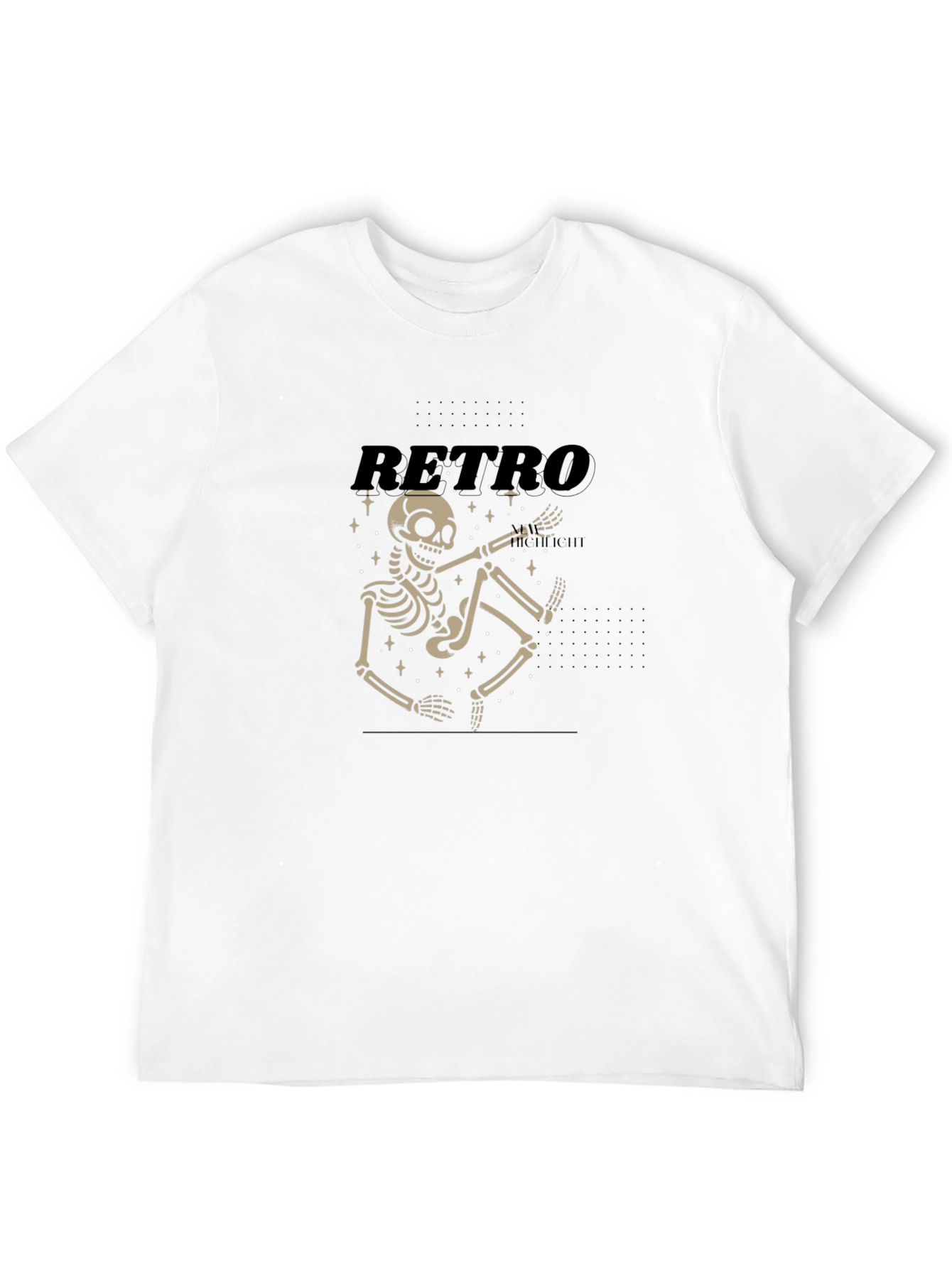 Retro Skeleton Graphic T-Shirt