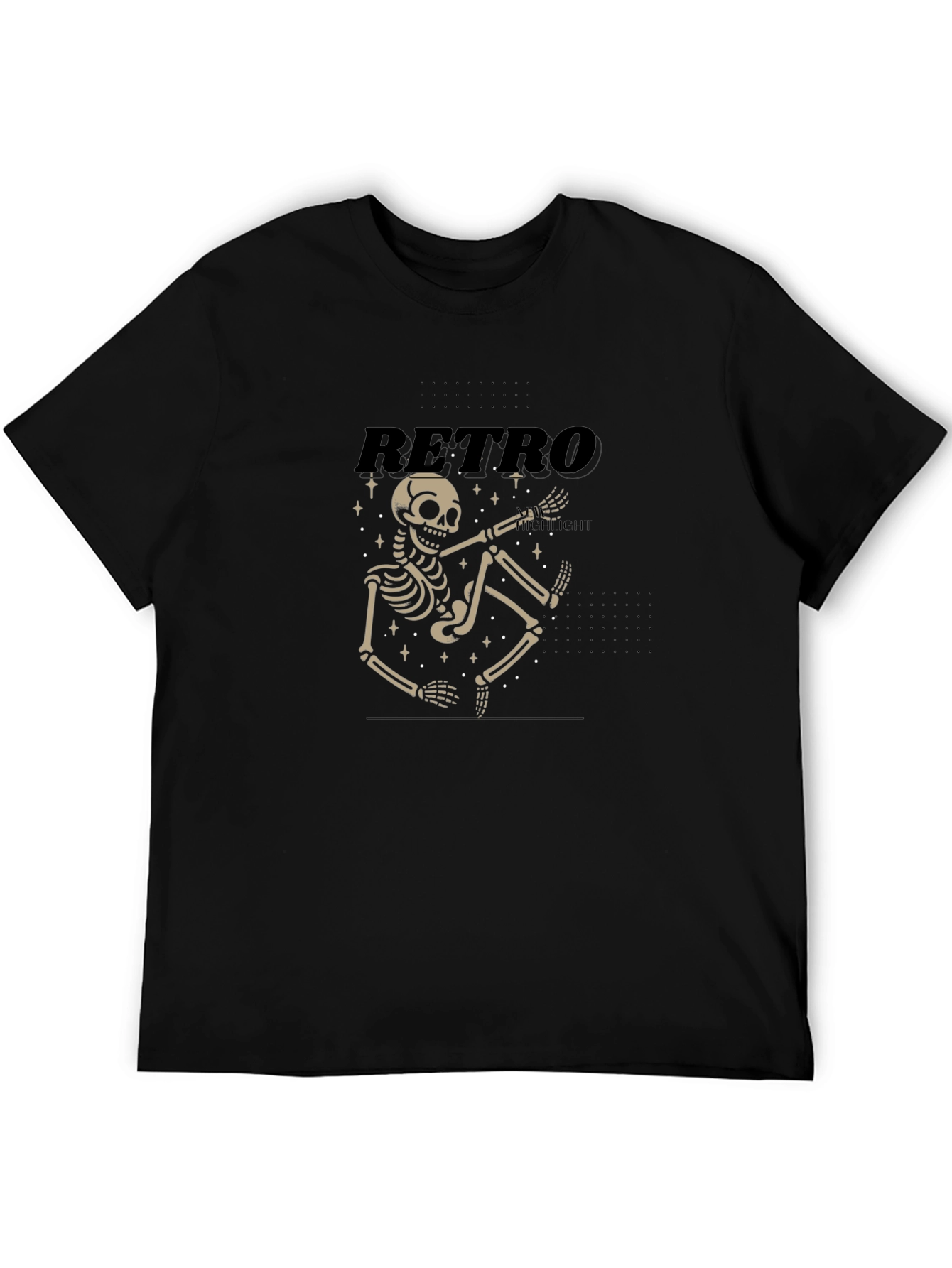 Retro Skeleton Graphic T-Shirt
