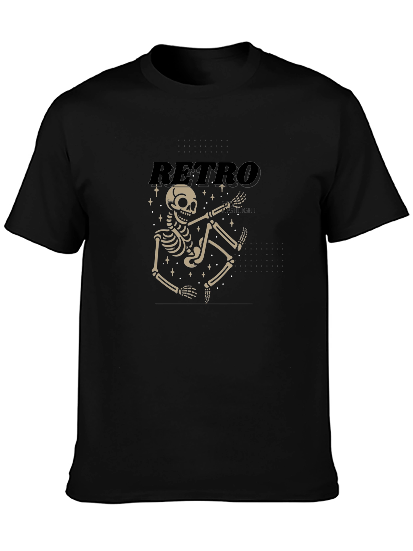 Retro Skeleton Graphic T-Shirt