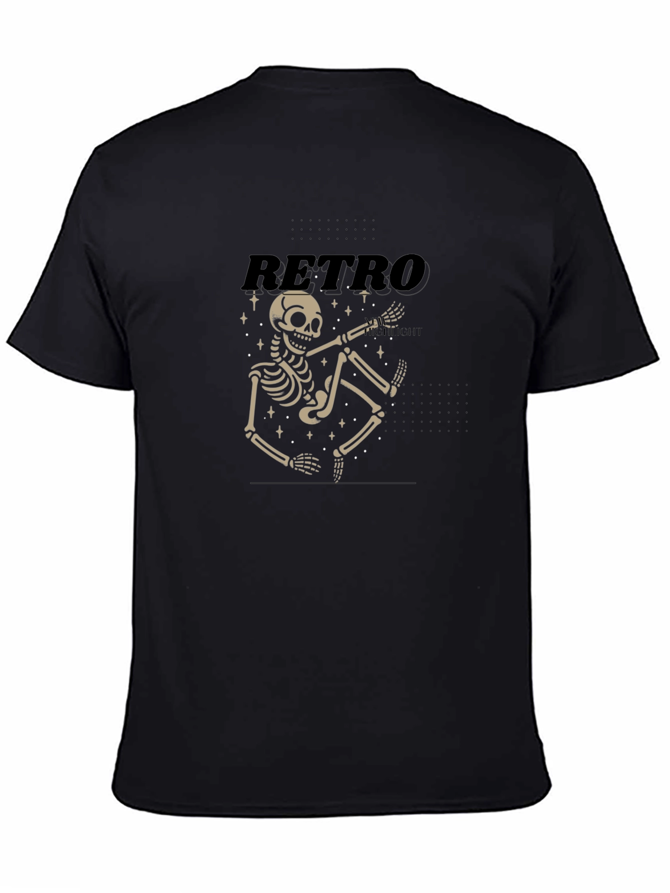 Retro Skeleton Graphic T-Shirt
