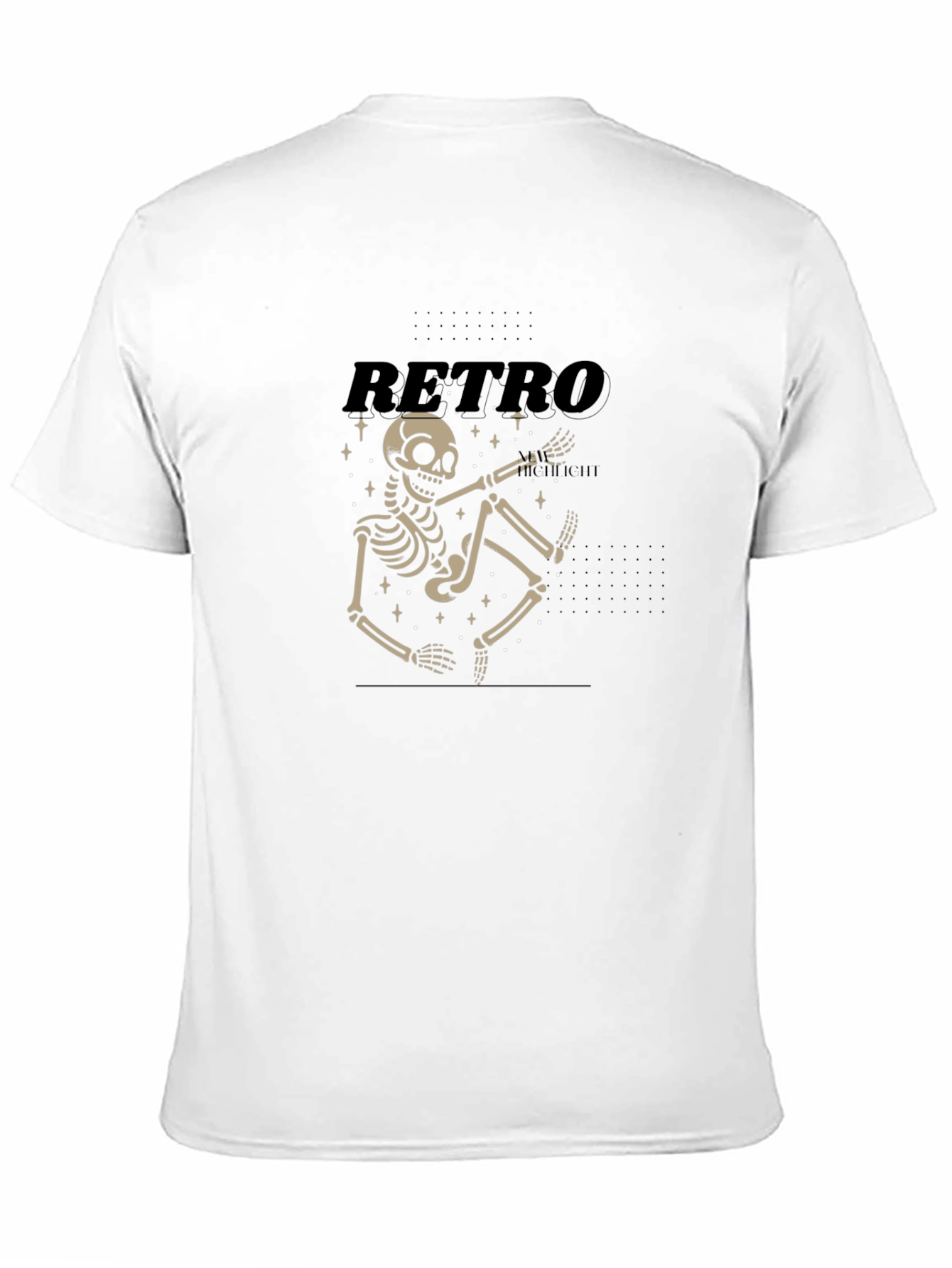Retro Skeleton Graphic T-Shirt
