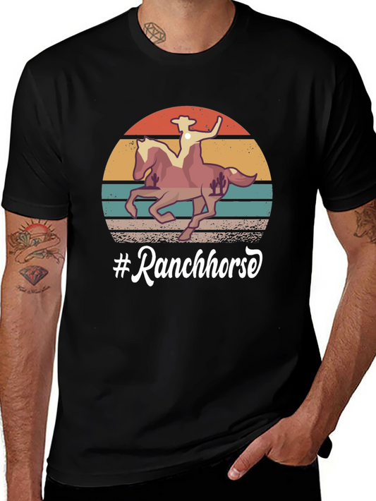 Ranchhorse Graphic Tee - Cowboy Horseback Riding Shirt
