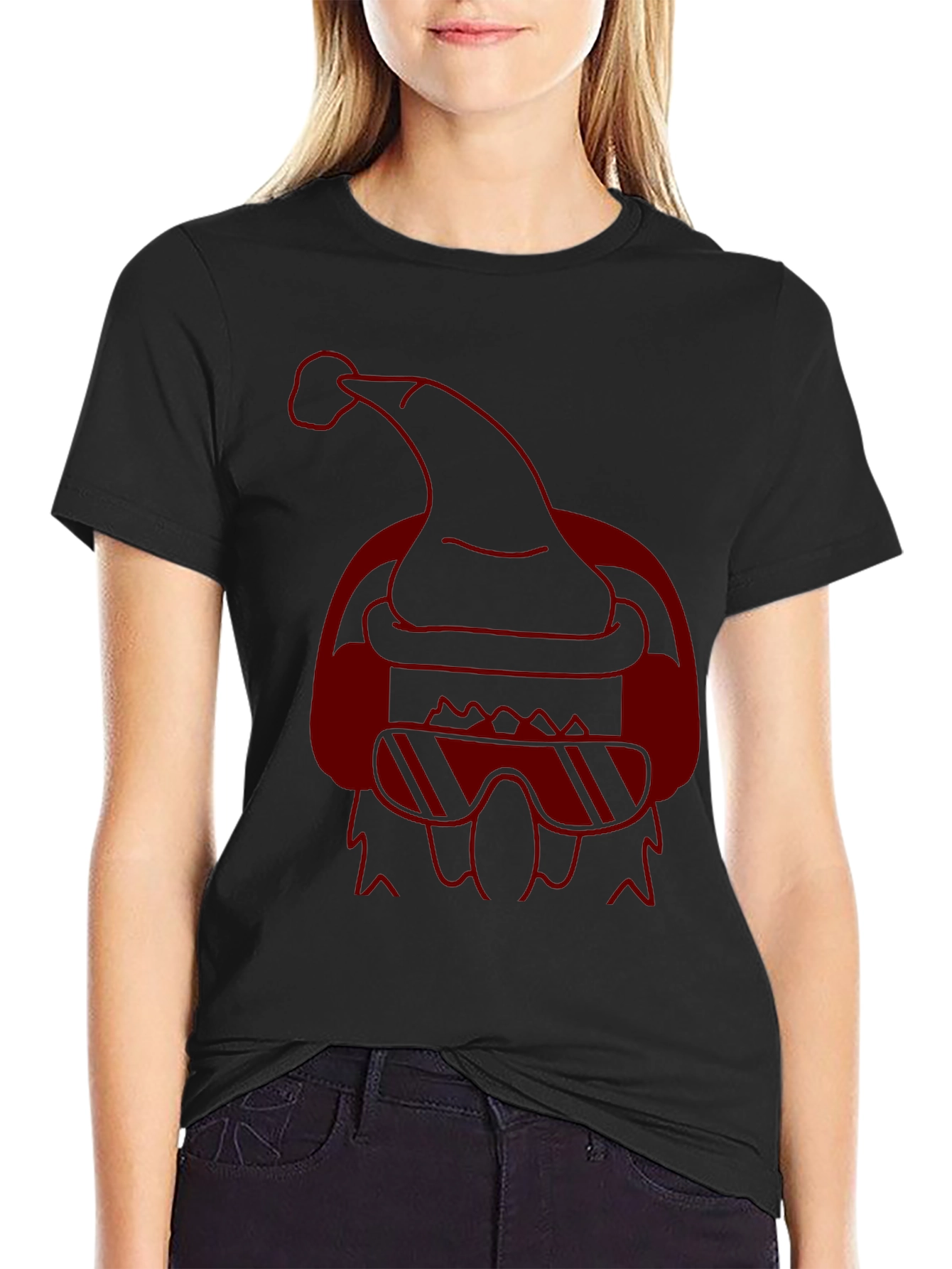 Cool Santa Graphic Tee - Holiday Style