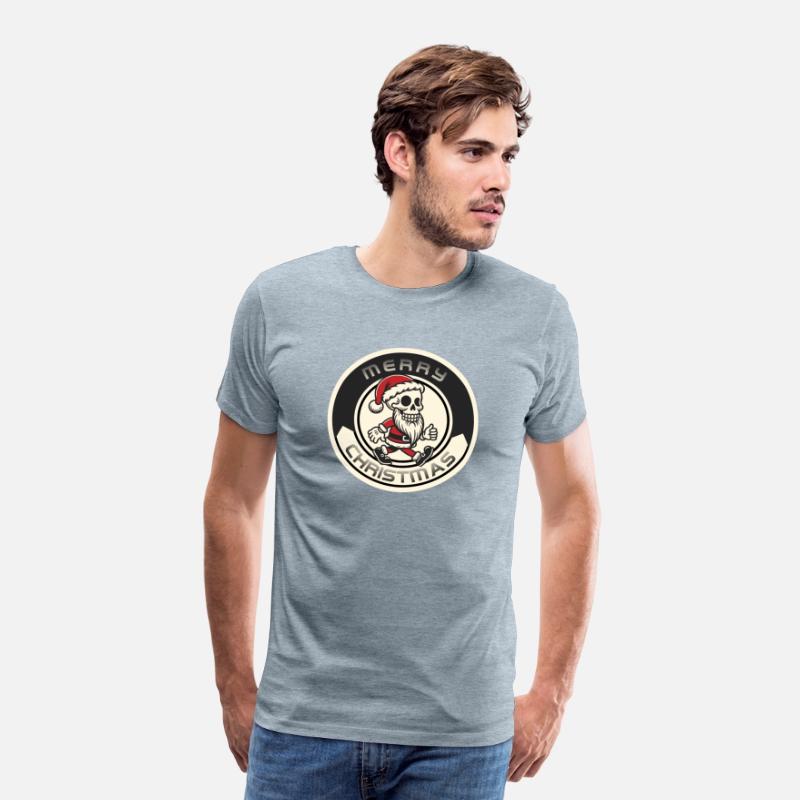 Santa Skeleton Walking Badge