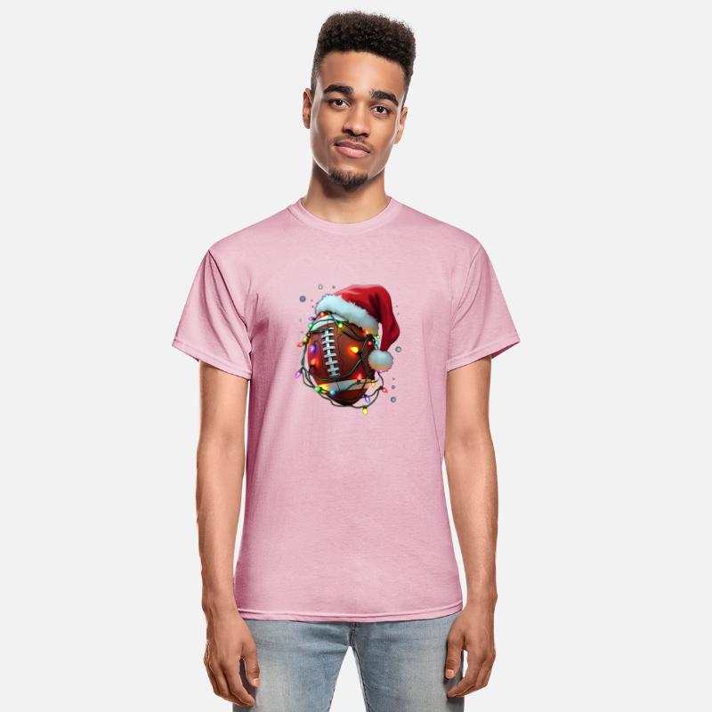 Santa Sports Christmas Football Player
