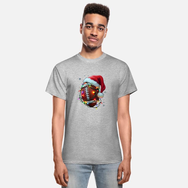 Santa Sports Christmas Football Player