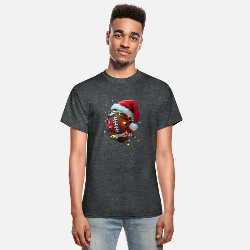 Santa Sports Christmas Football Player