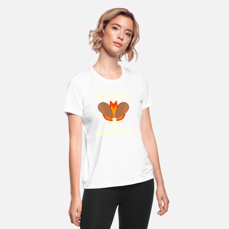 Save veggies Eat animals, Vegan slogan parody