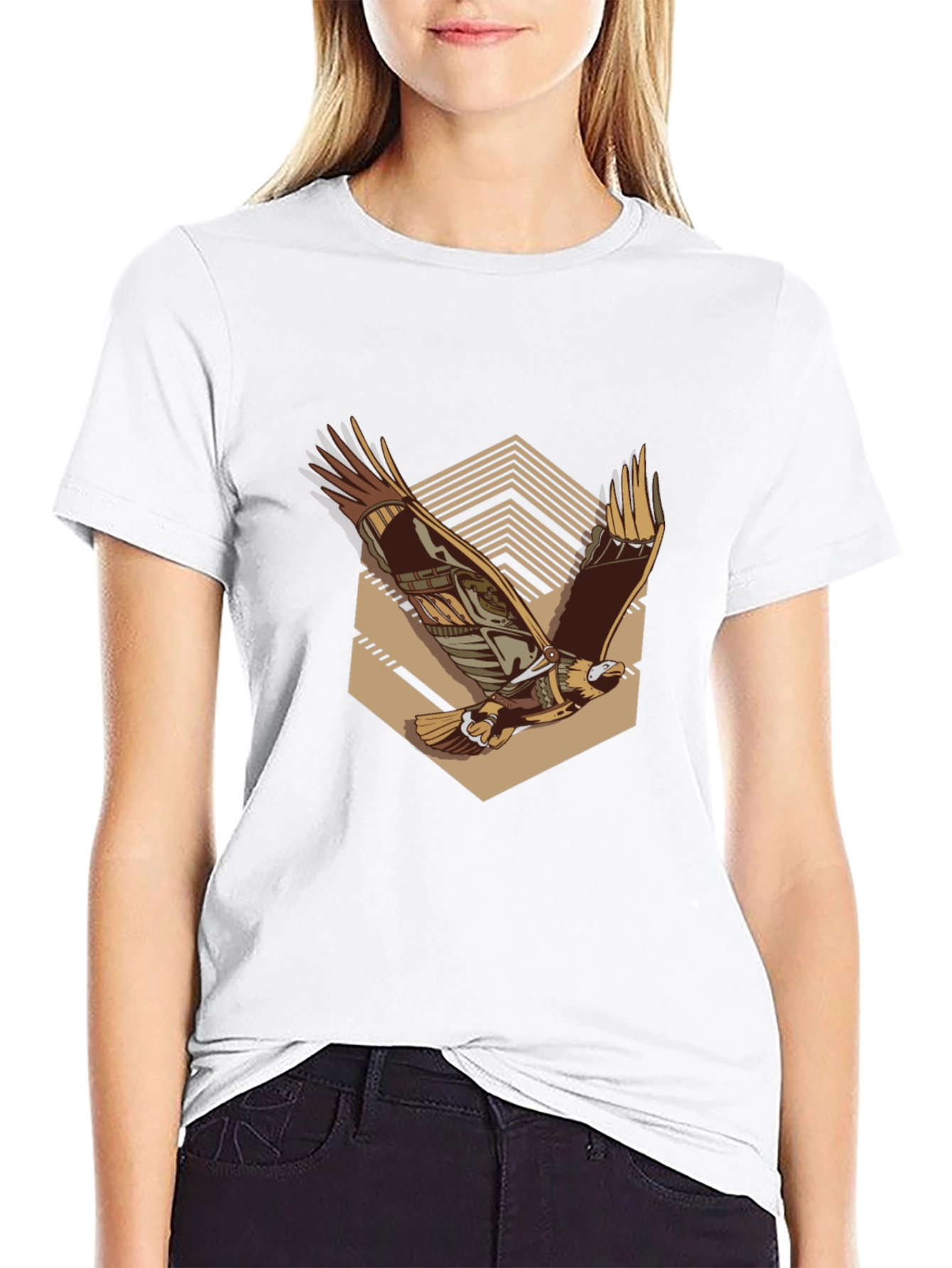 Eagle Graphic Black T-Shirt