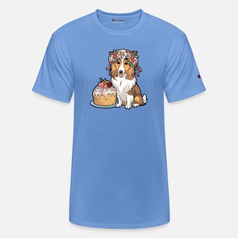 Scandinavian Boho Collie dog