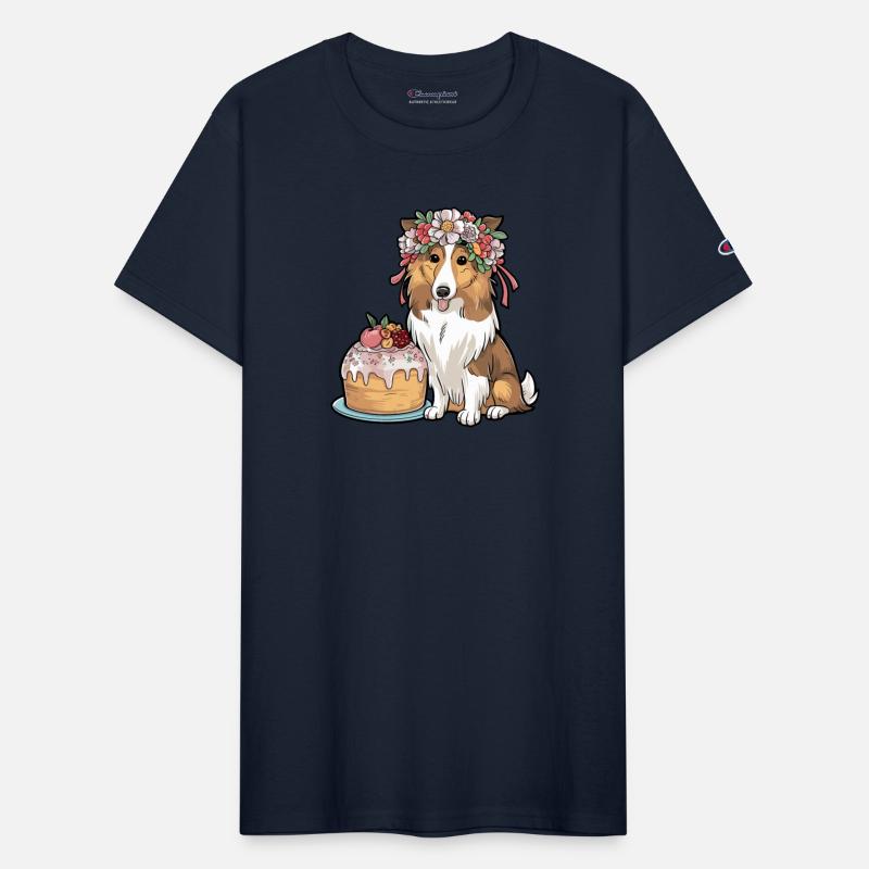 Scandinavian Boho Collie dog