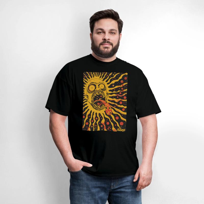 Screaming Sun Face with Trippy Tongue
