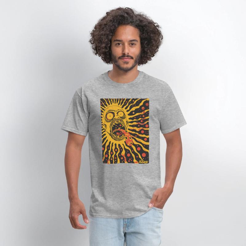 Screaming Sun Face with Trippy Tongue