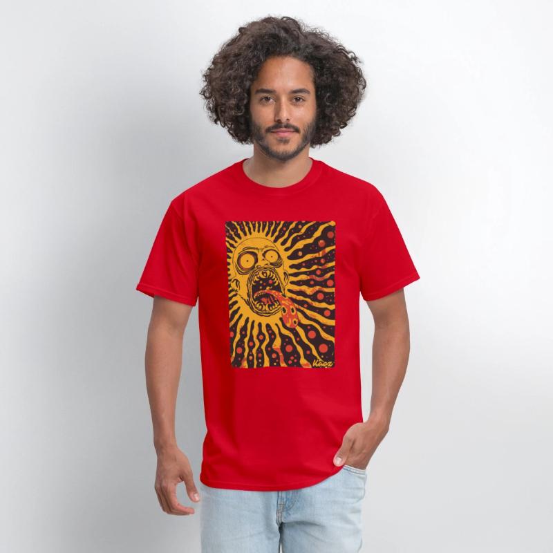 Screaming Sun Face with Trippy Tongue