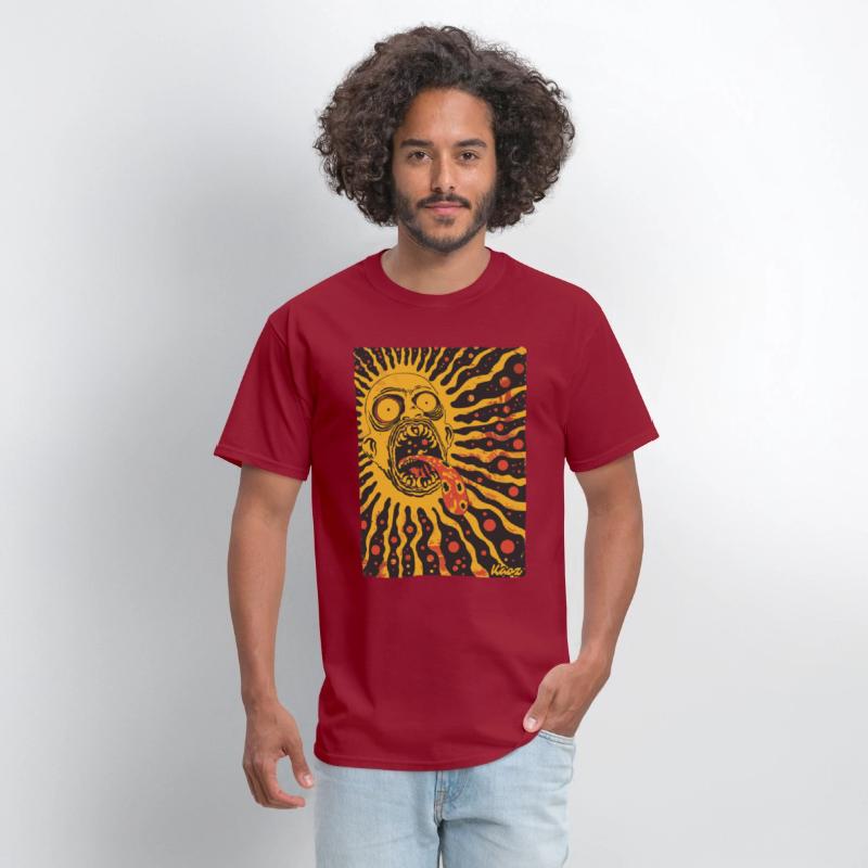 Screaming Sun Face with Trippy Tongue