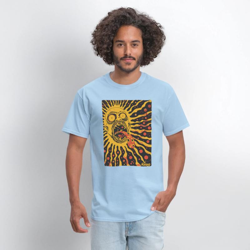 Screaming Sun Face with Trippy Tongue