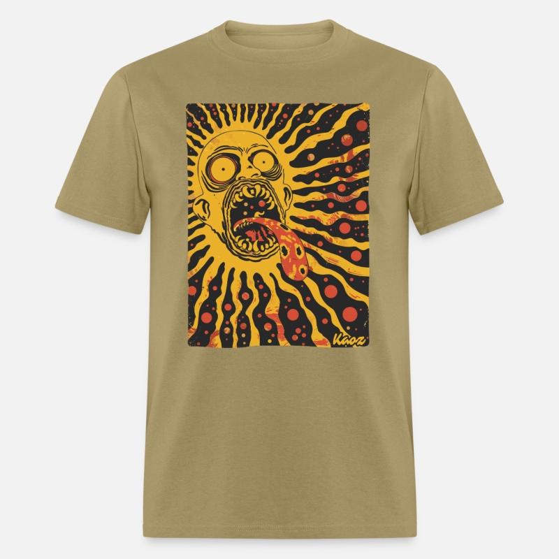 Screaming Sun Face with Trippy Tongue