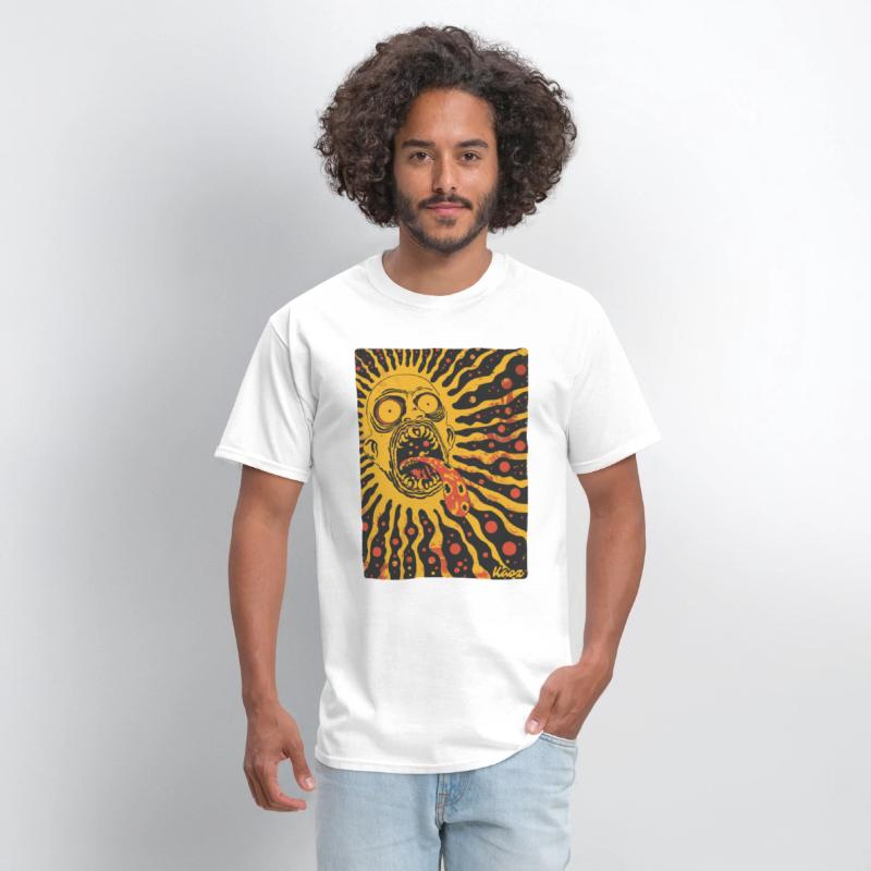 Screaming Sun Face with Trippy Tongue