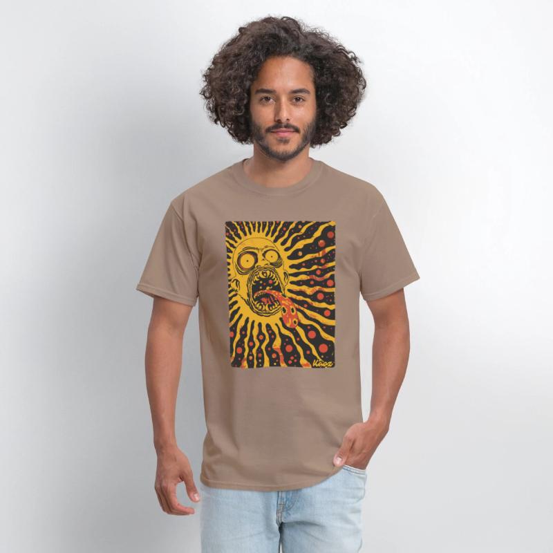 Screaming Sun Face with Trippy Tongue