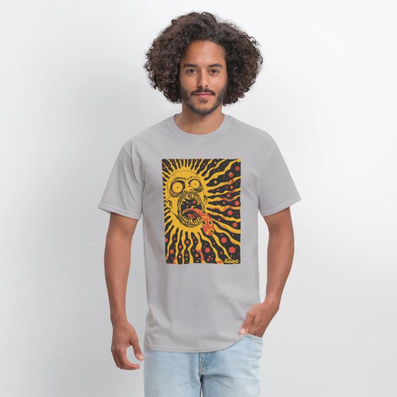 Screaming Sun Face with Trippy Tongue