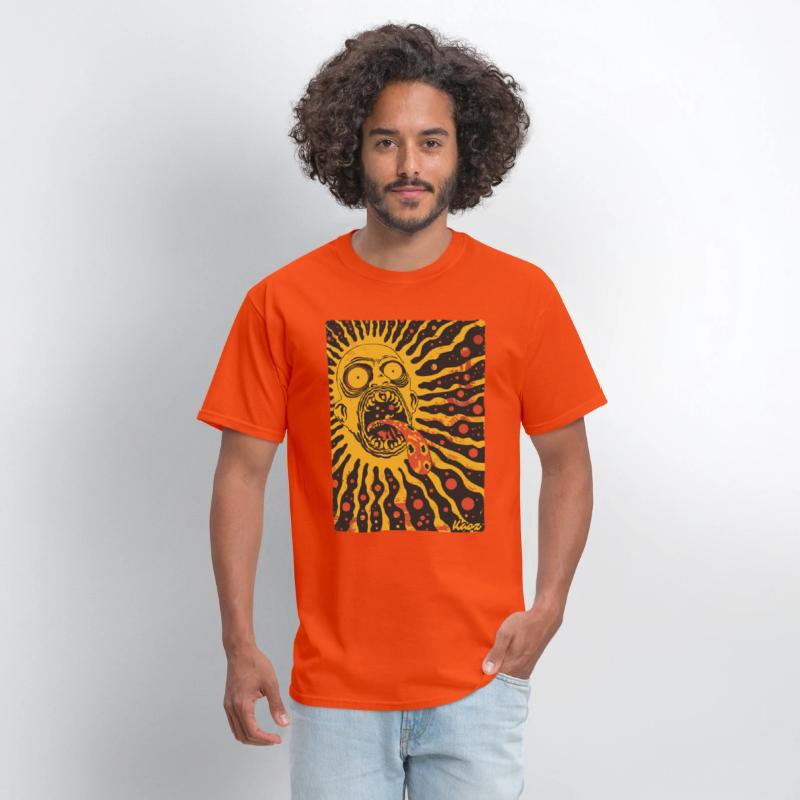 Screaming Sun Face with Trippy Tongue