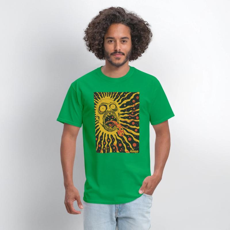 Screaming Sun Face with Trippy Tongue