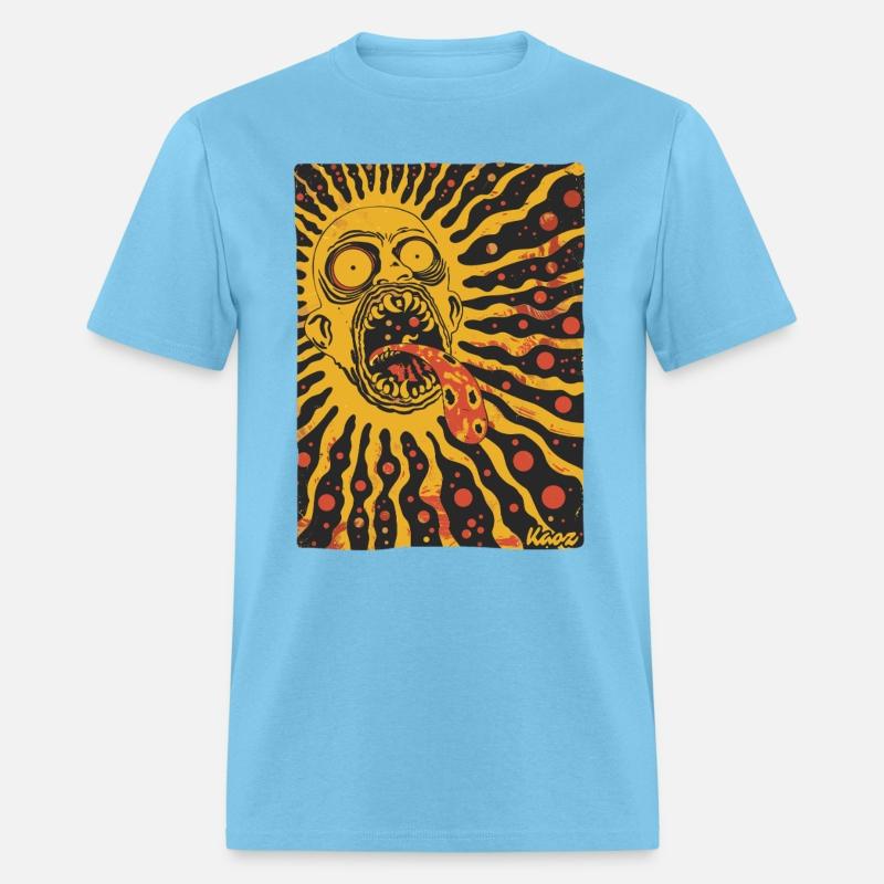 Screaming Sun Face with Trippy Tongue