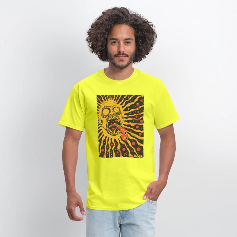 Screaming Sun Face with Trippy Tongue