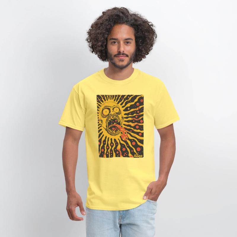 Screaming Sun Face with Trippy Tongue
