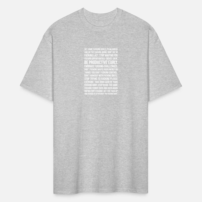 set some fucking goals and more words WHITE