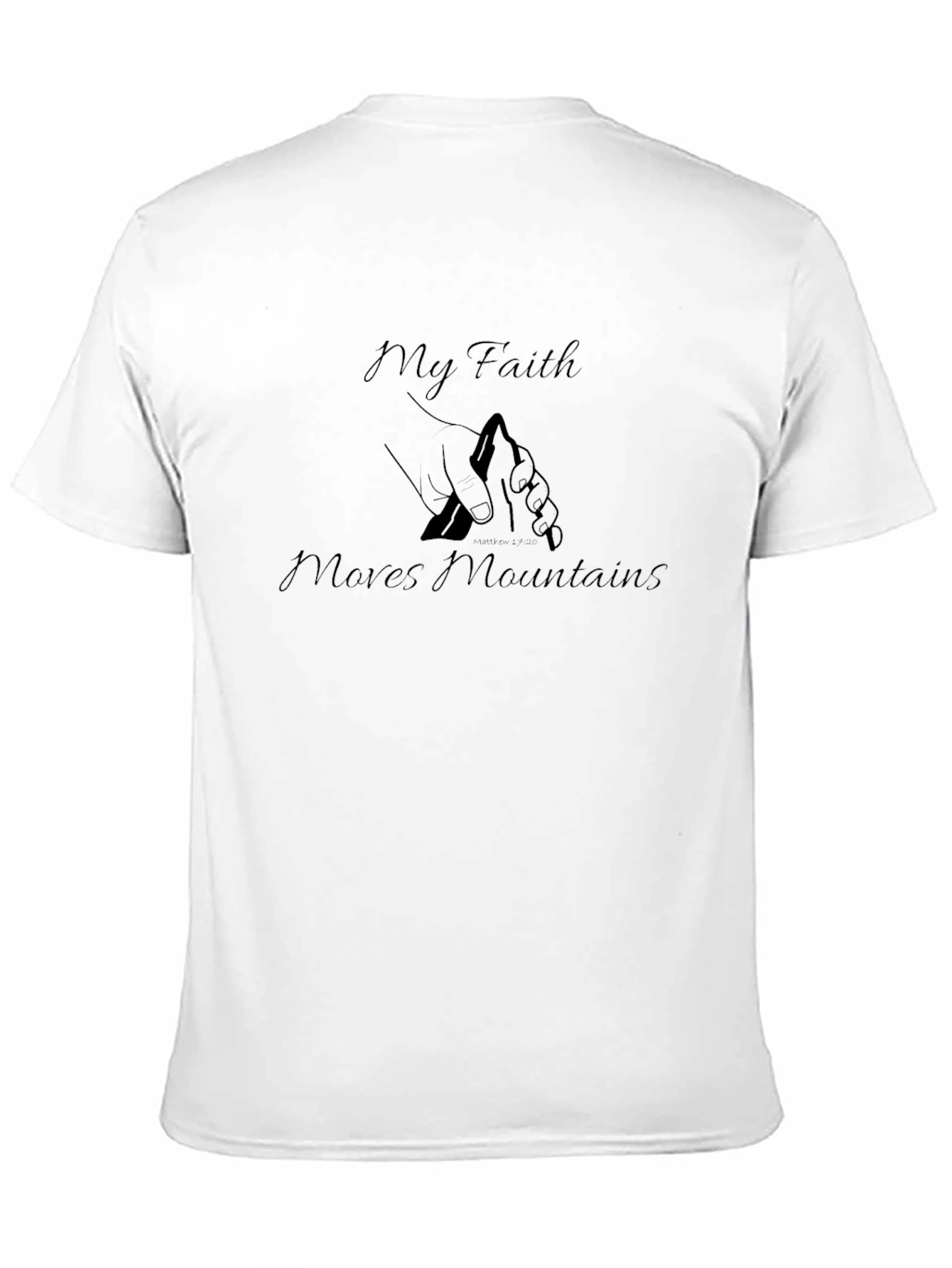 Faith Moves Mountains T-Shirt - Inspirational Christian Tee