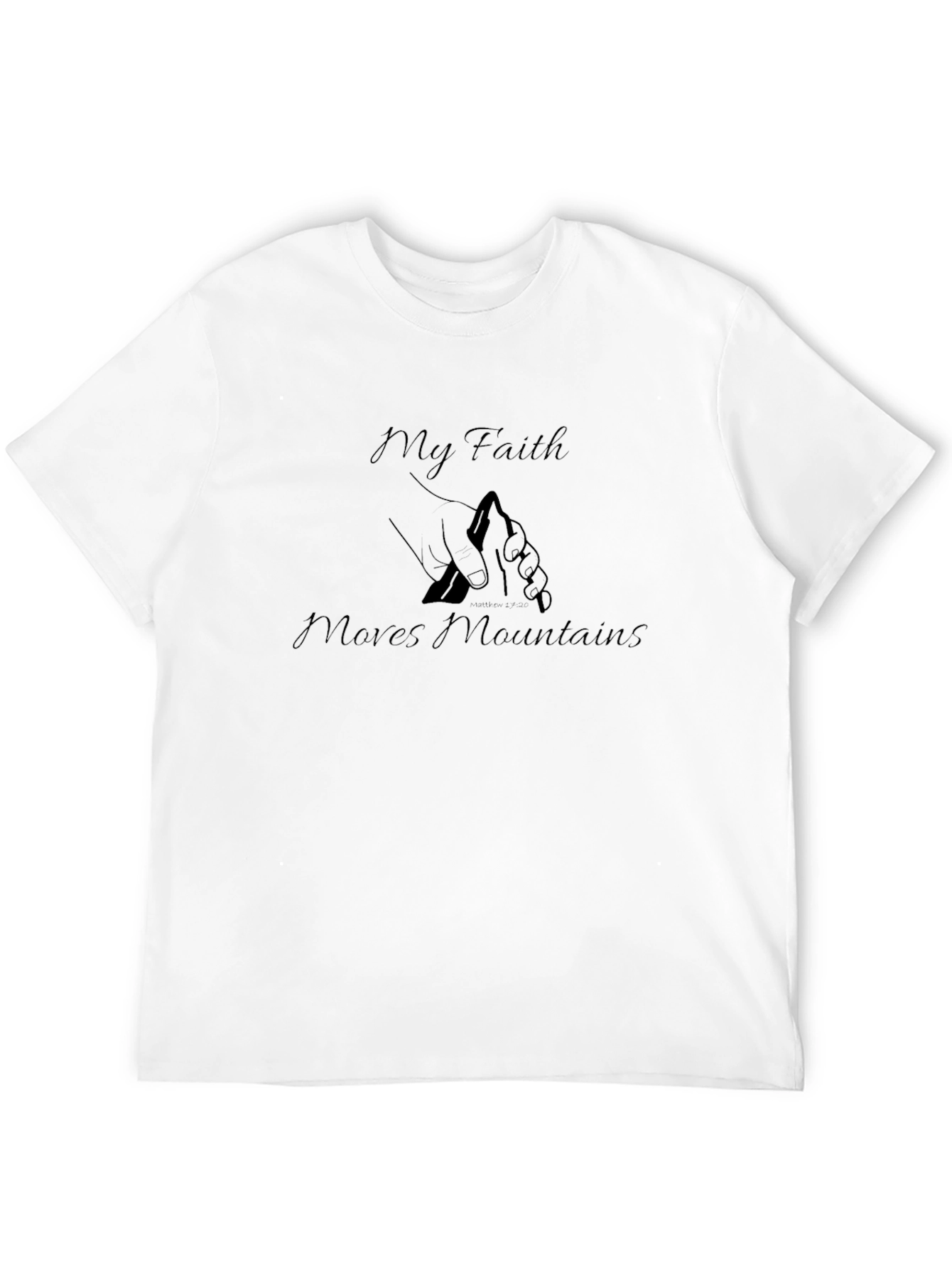 Faith Moves Mountains T-Shirt - Inspirational Christian Tee