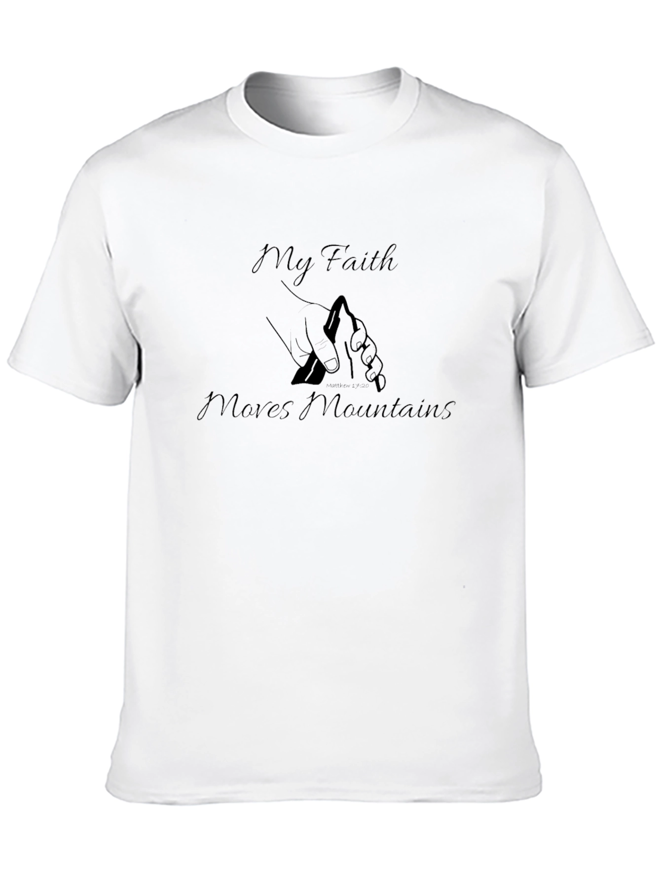 Faith Moves Mountains T-Shirt - Inspirational Christian Tee