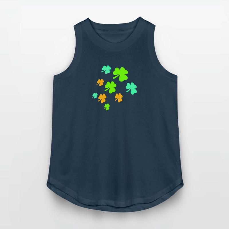 Shamrock Many Trefoil Leaves Green Pattern Cool