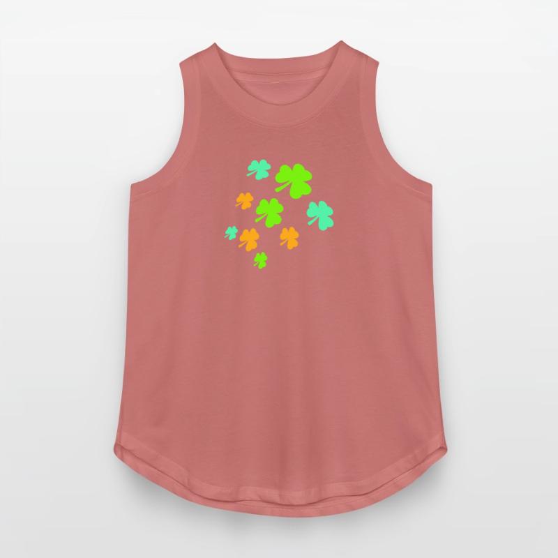 Shamrock Many Trefoil Leaves Green Pattern Cool