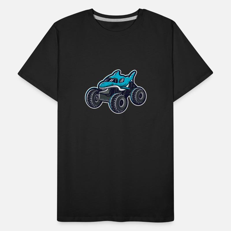 Shark Ocean Sea Wild Garage Car Monster Truck