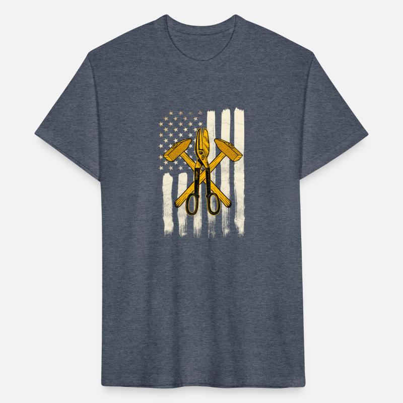 Sheet Metal Worker On Back Of