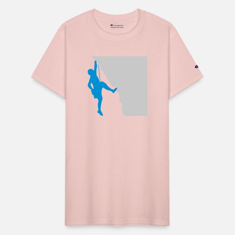 Silhouette rock climbing mountaineering