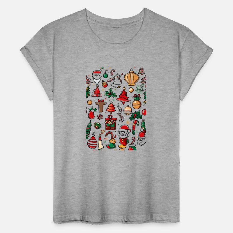 simple christmas doodle png white background