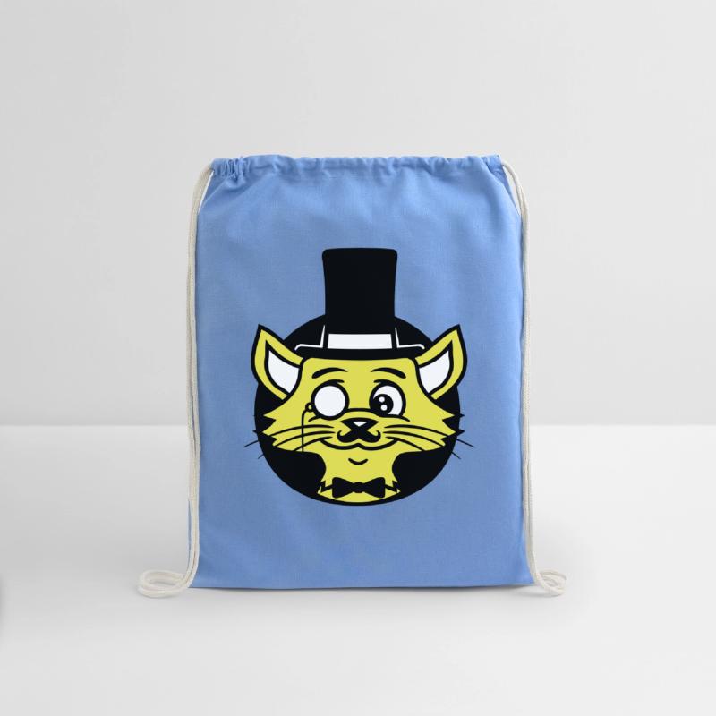 Sir Cat Gentleman Top Hat Monocle Glasses Rich Guy