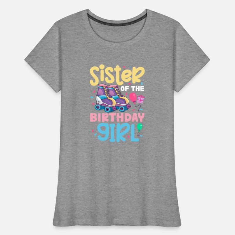 Sister of The Birthday Girl Roller Skates