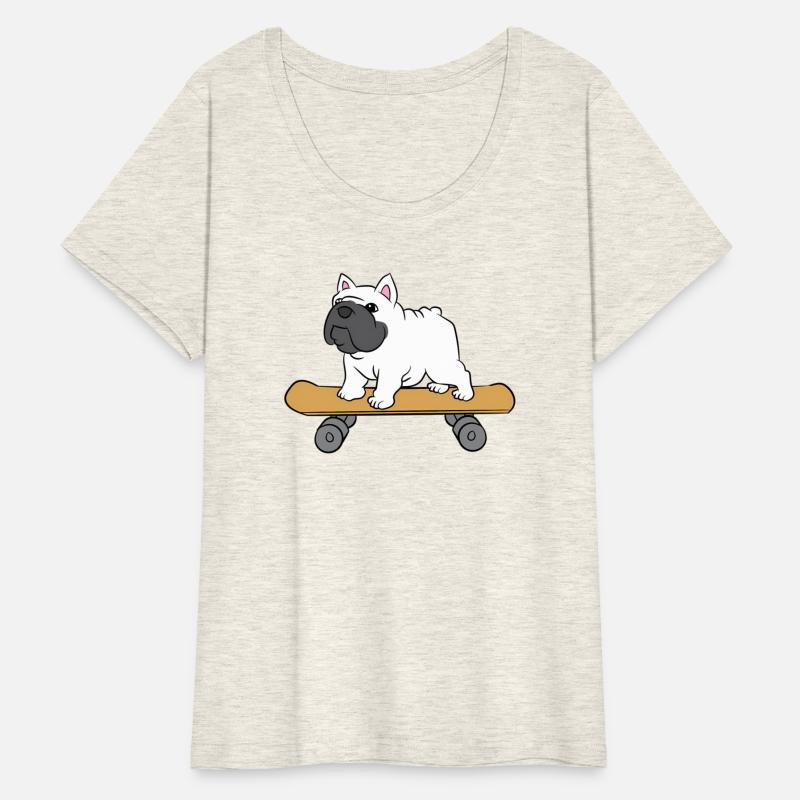 Skateboarding French Bulldog Skateboard French Bul